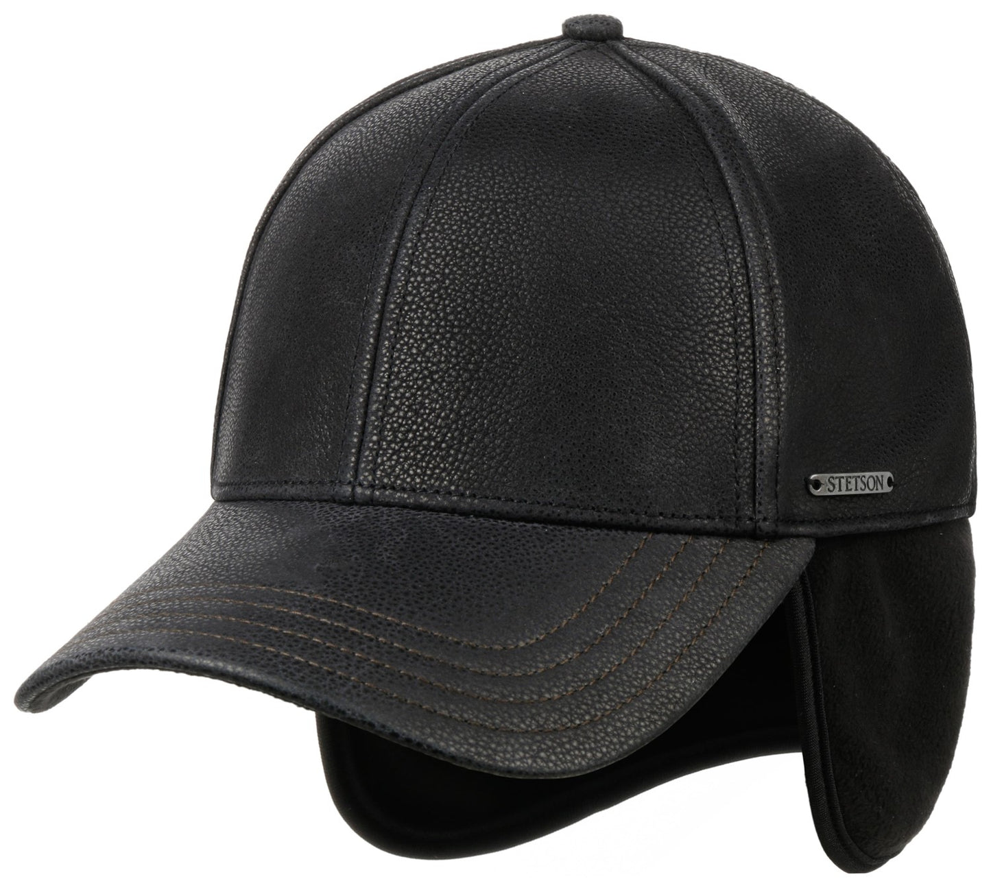 Baseball Cap Chevrette Cowhide EF schwarz