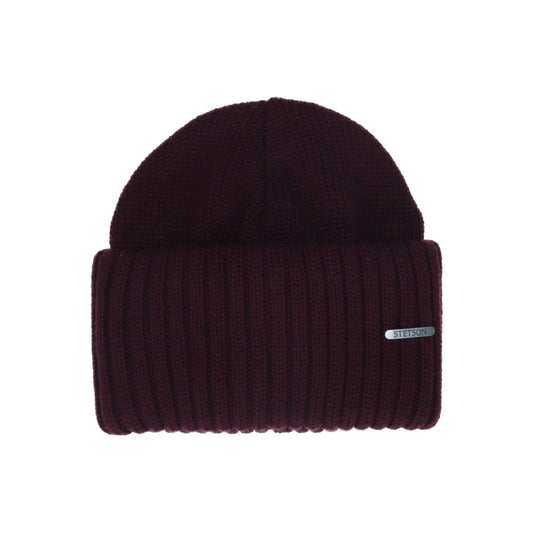 Beanie Merino Wool bordeaux