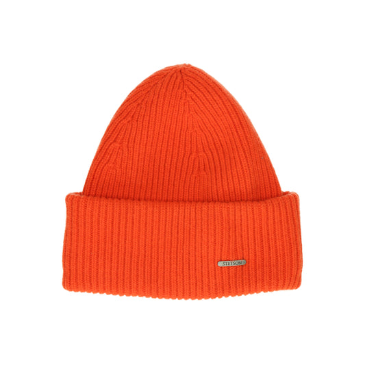 Beanie Merino orange