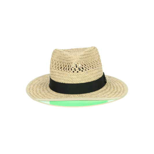 Hunter Straw Fedora tan