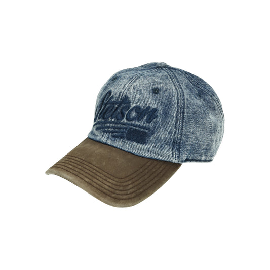 Baseball Cap Denim Vintage Distressed