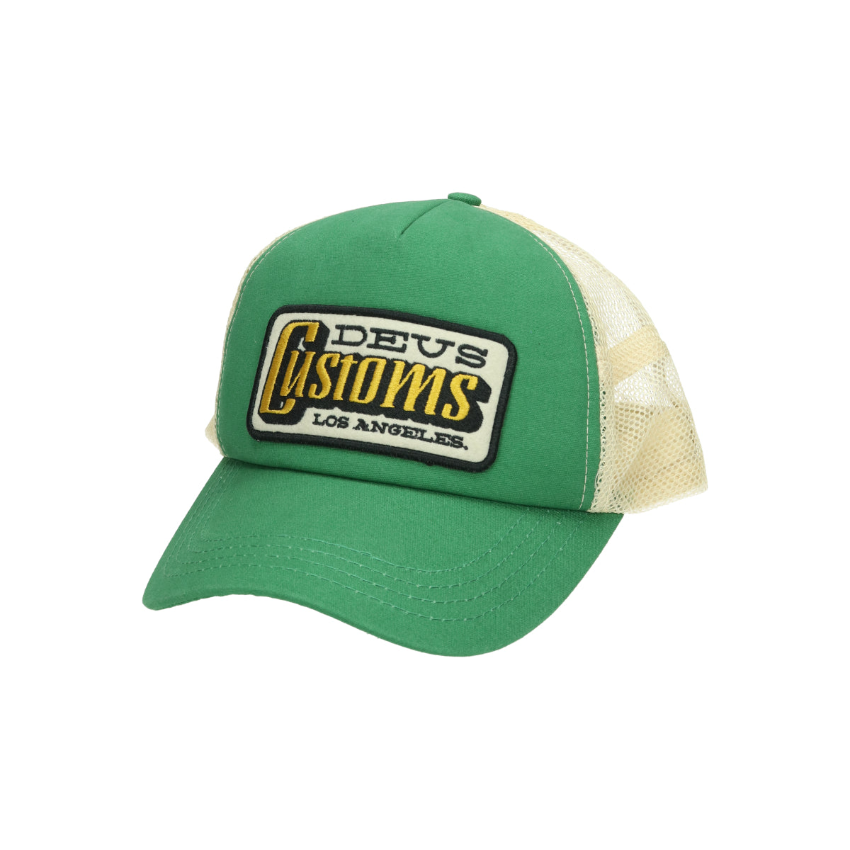 Stripes Trucker trek green