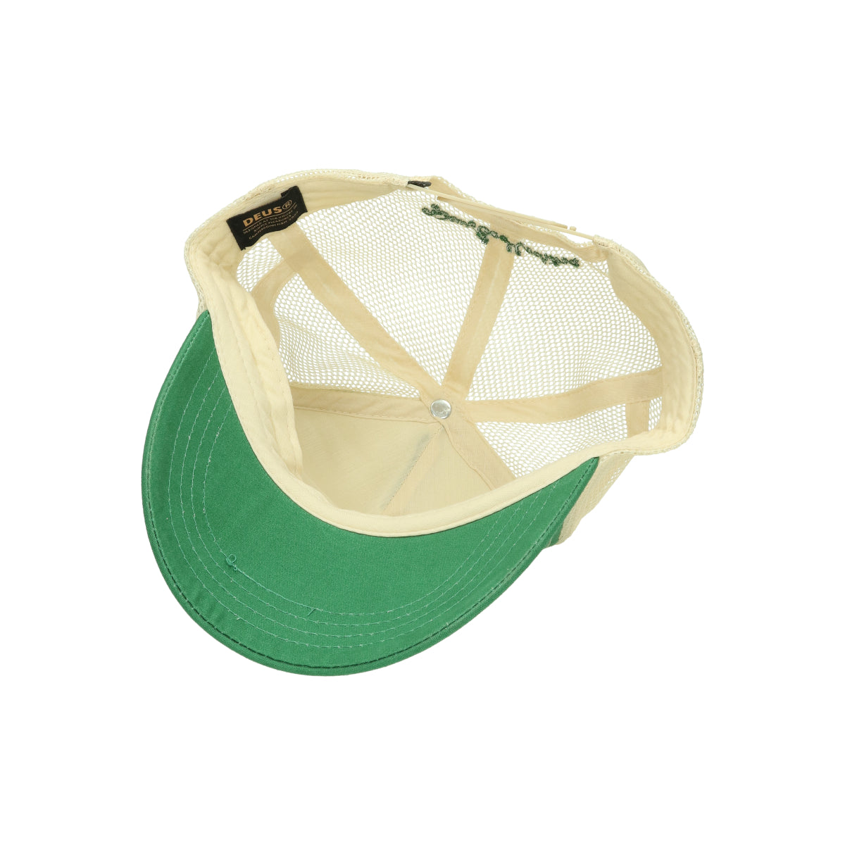 Stripes Trucker trek green