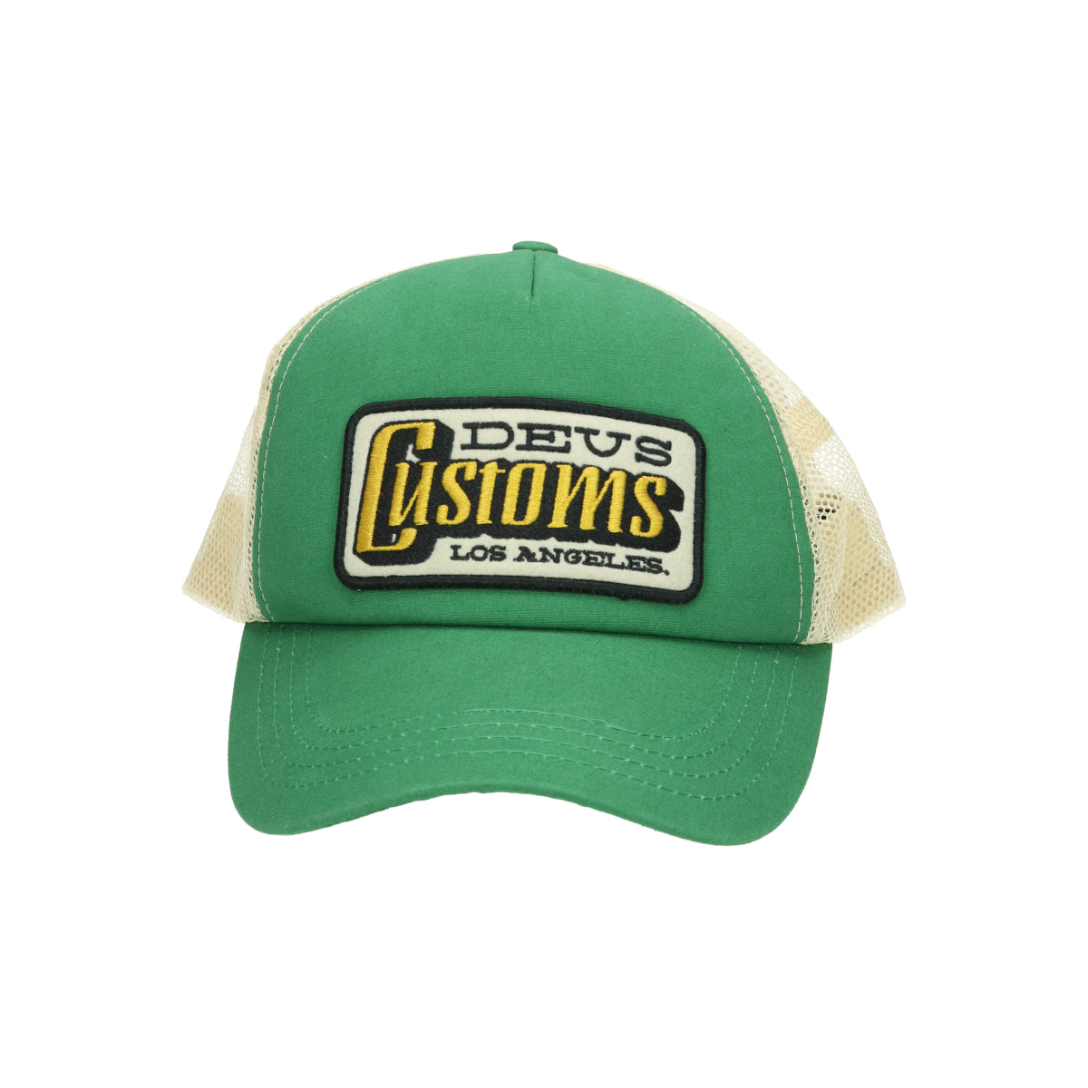 Stripes Trucker trek green