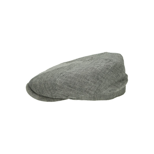 6-Panel Cap Linen meliert grau