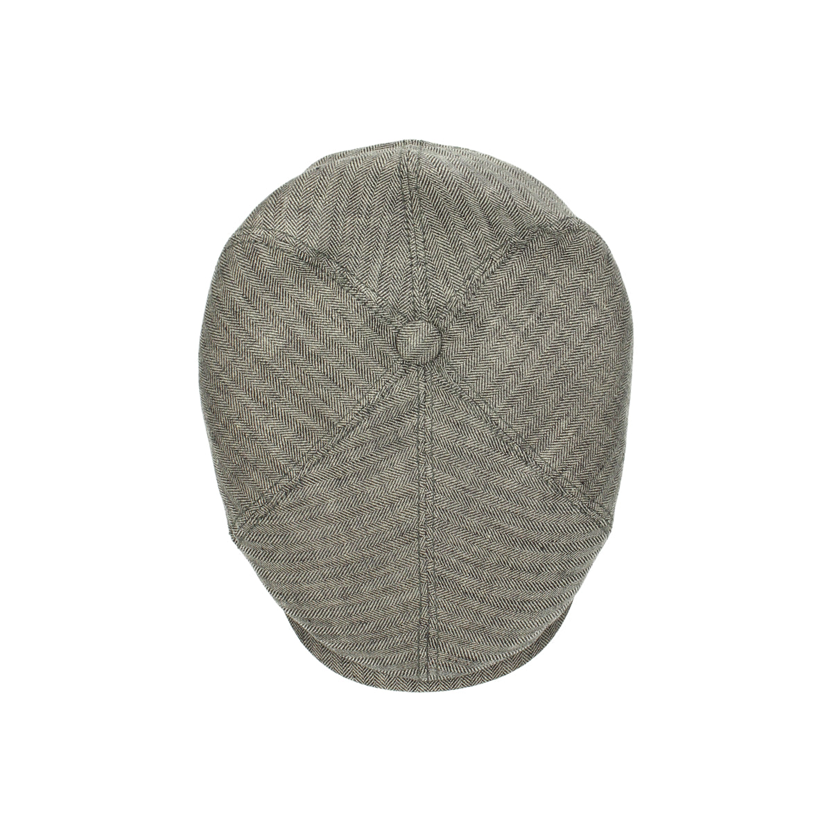 6-Panel Cap Linen meliert grau