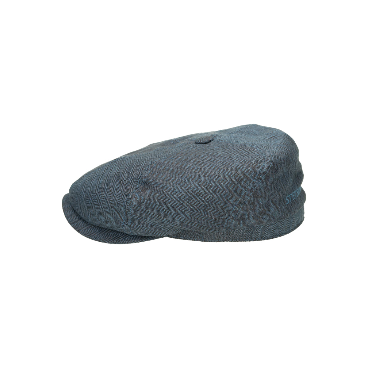 6-Panel Cap Linen denim blau