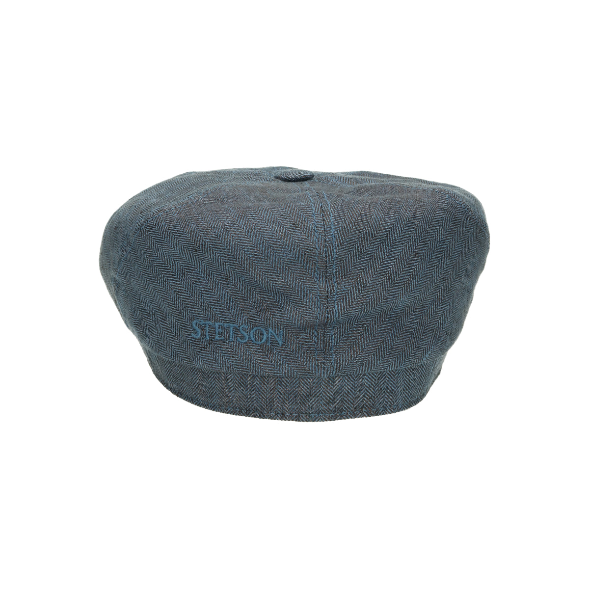 6-Panel Cap Linen denim blau