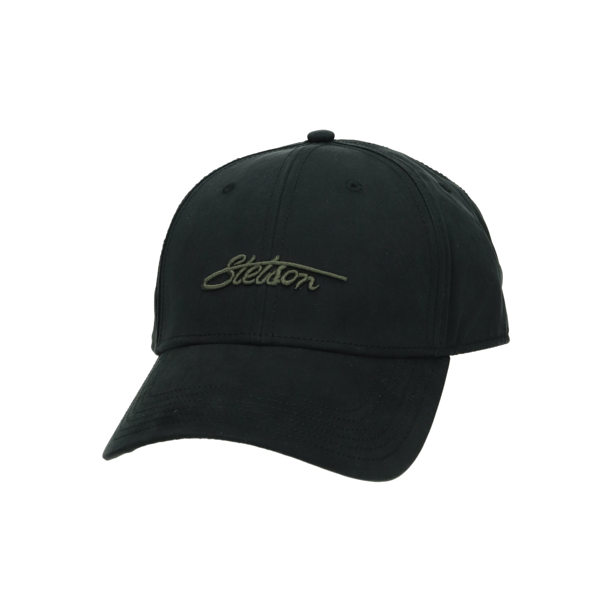 Baseball Cap Waxed Cotton WR black