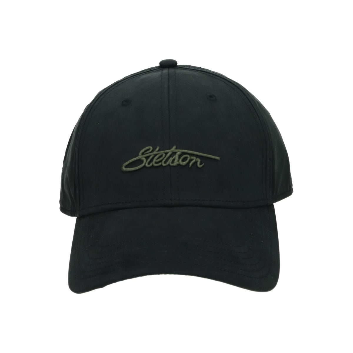 Baseball Cap Waxed Cotton WR black