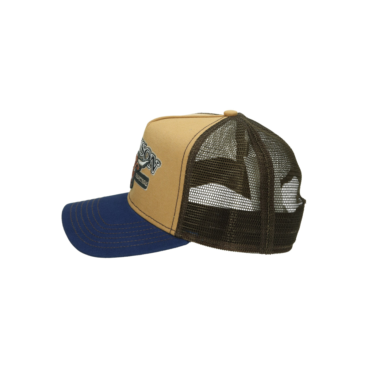 Trucker Cap Bull braun blau multi