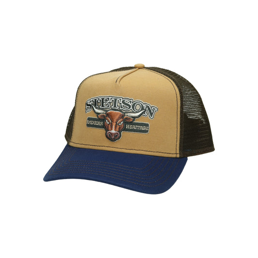 Trucker Cap Bull braun blau multi