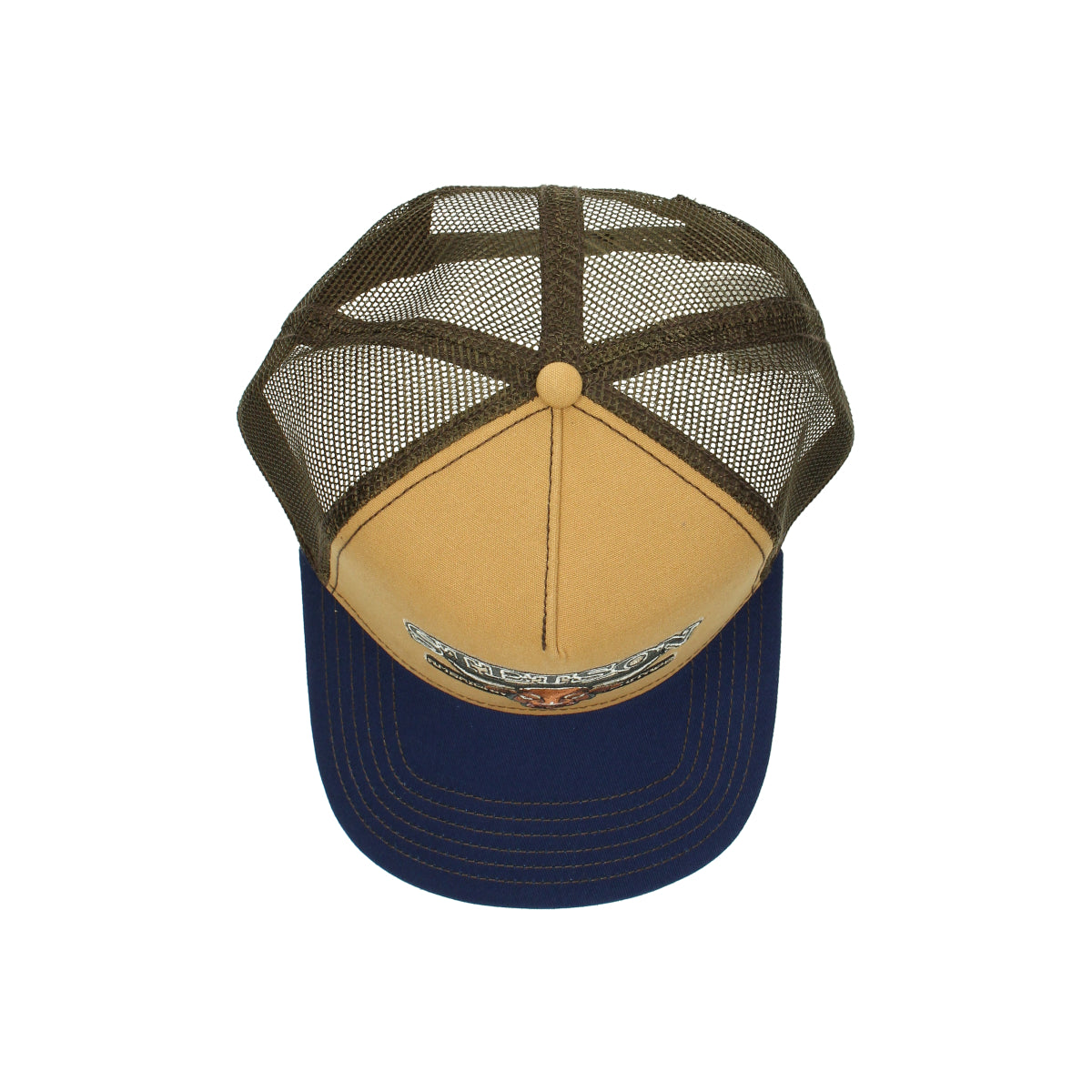 Trucker Cap Bull braun blau multi