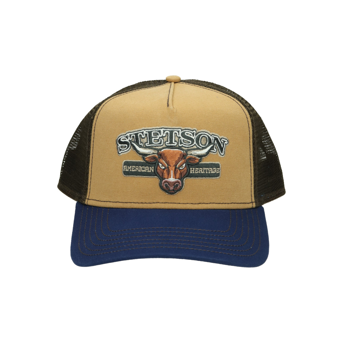 Trucker Cap Bull braun blau multi