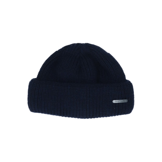 Beanie Merino Wool navy