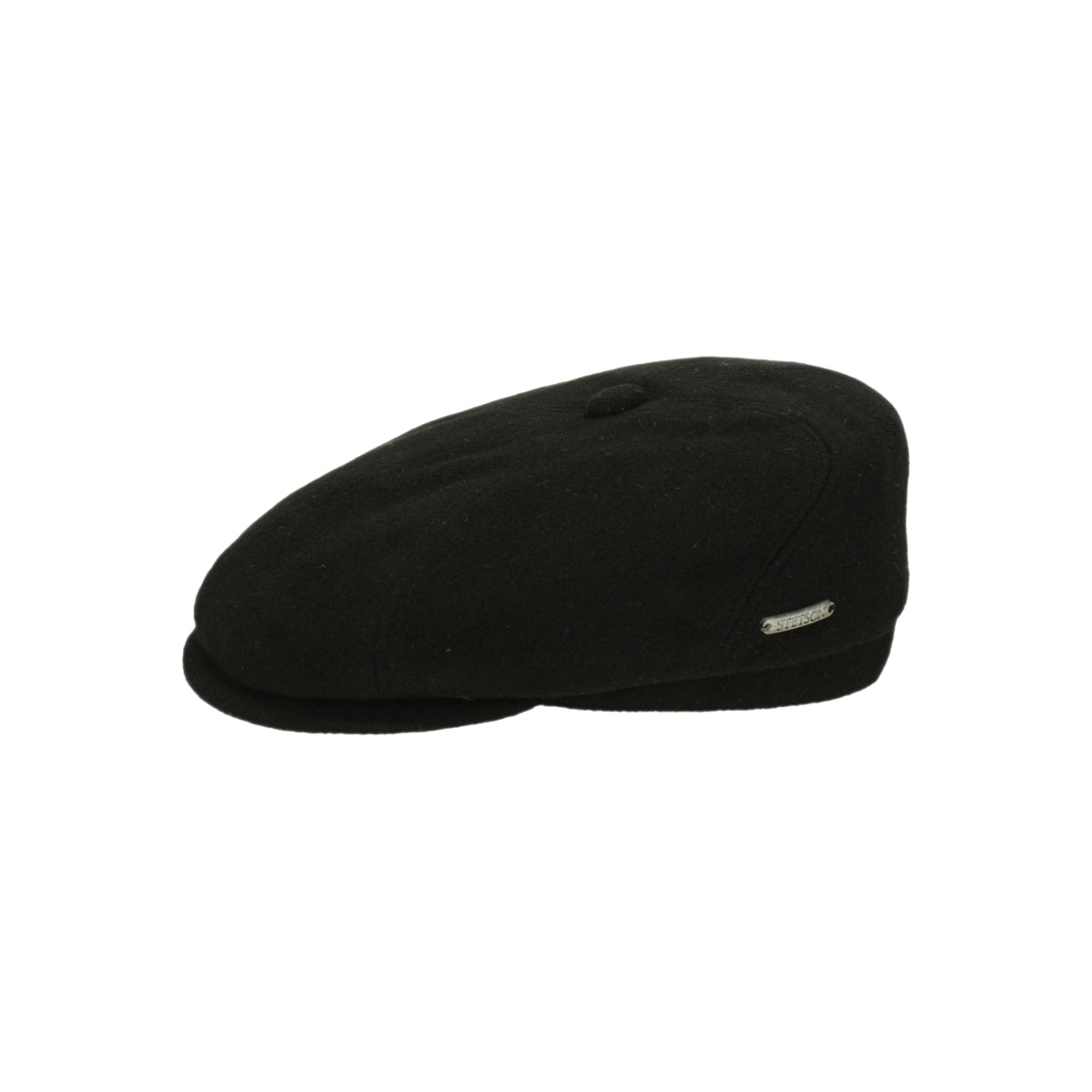 6-Panel Cap Wool/Cashmere schwarz