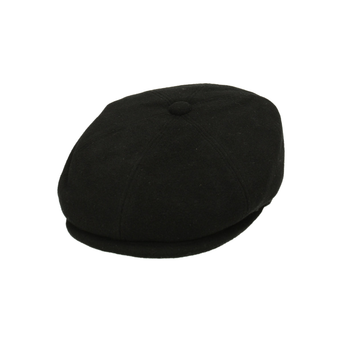 6-Panel Cap Wool/Cashmere schwarz