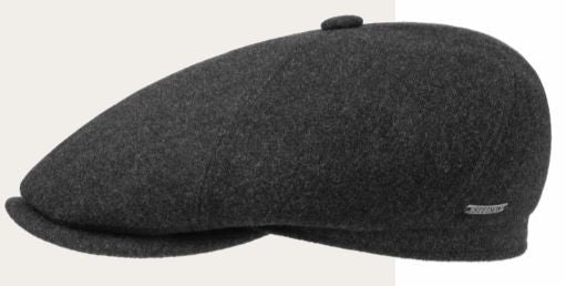 6-Panel Cap Wool/Cashmere dunkelgrau