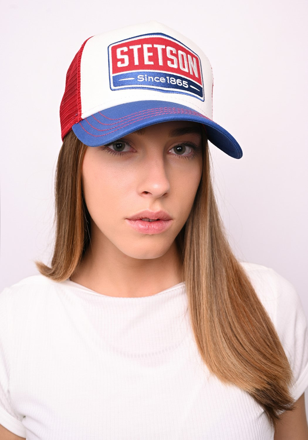 Trucker Cap Gasoline blau rot