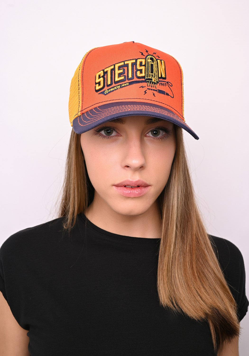 Trucker Cap Connecting orange