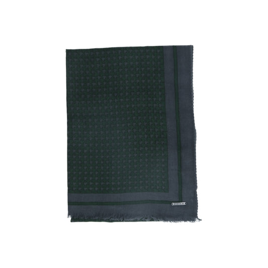 Scarf Wool Pepita grau