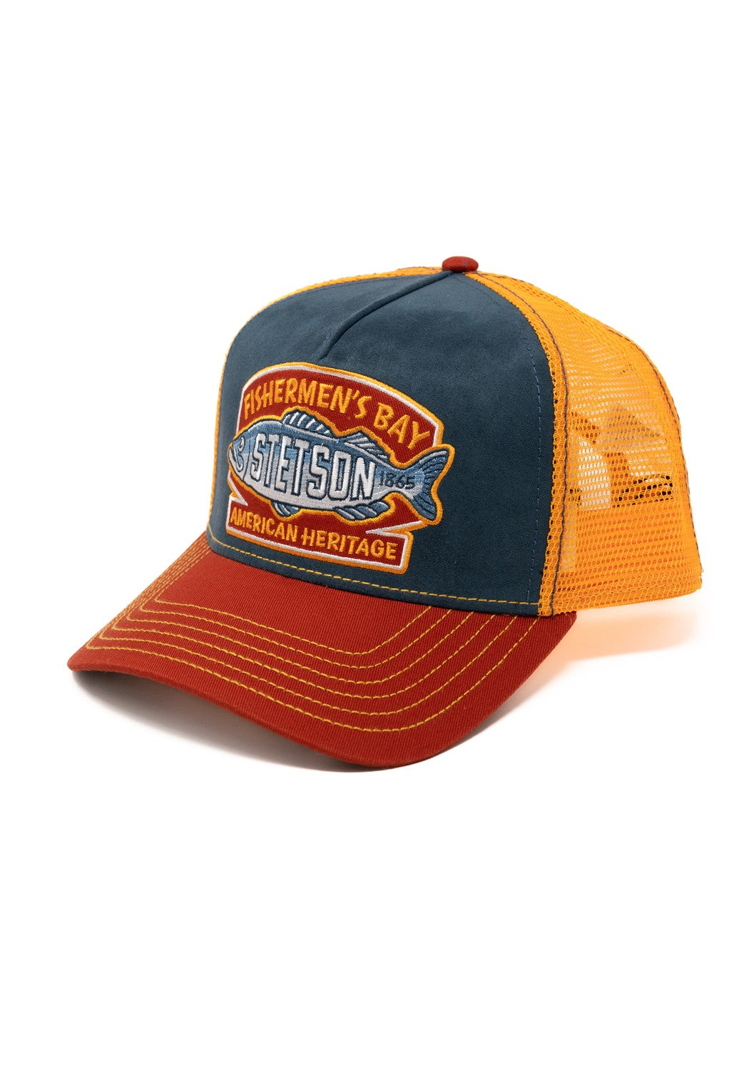 Trucker Cap Fishermen´s Bay rot blau