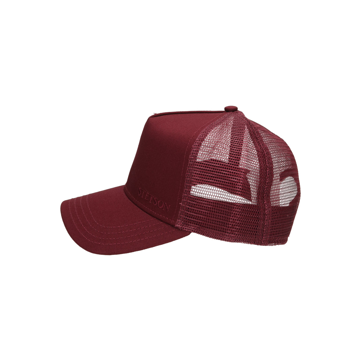 Trucker Cap Cotton bordeaux rot