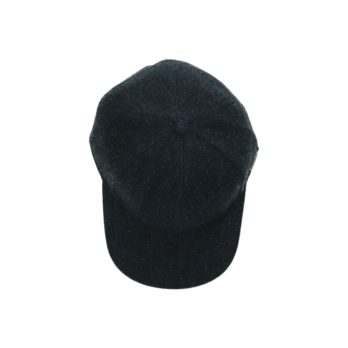 Baseball Cap Wool Herringbone fischgrat grau