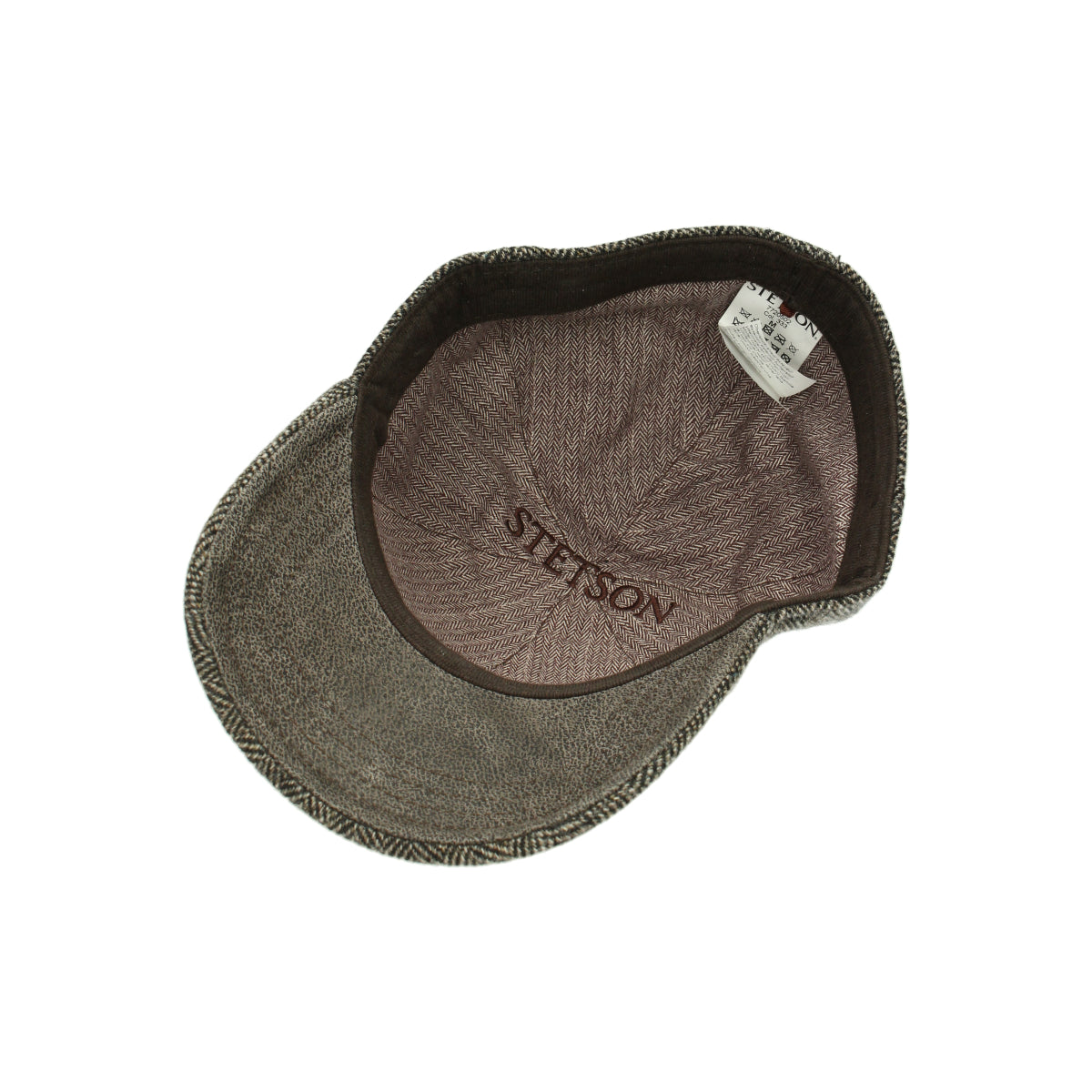 Baseball Cap Wool Herringbone fischgrat-grau