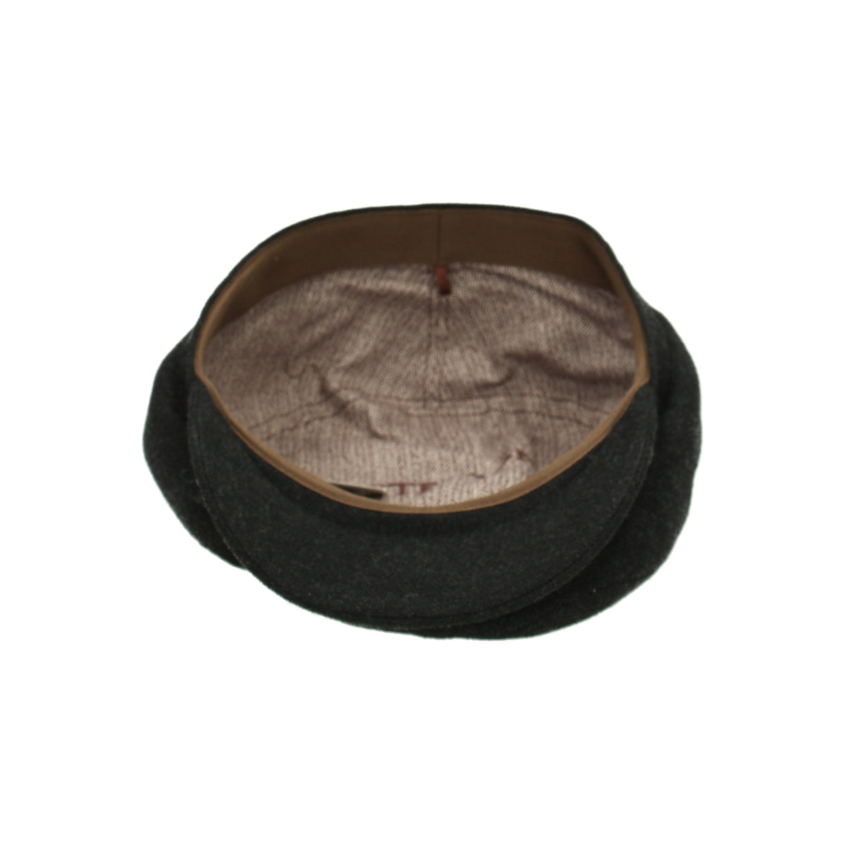 Driver Cap Virgin Wool/Cashmere dunkelgrau