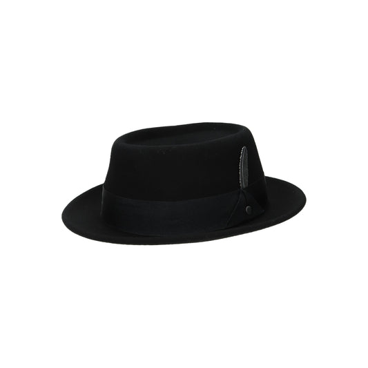 Pork Pie Woolfelt black gray