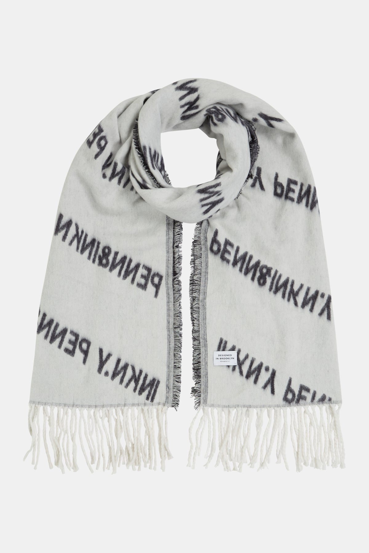 Scarf logo antra/ecru