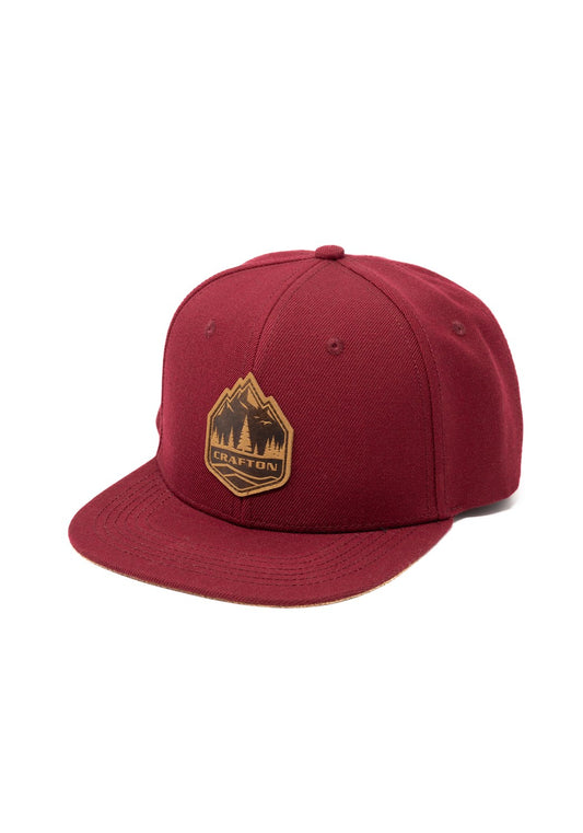 Crafton BIG MOUNTAIN snapback cap red