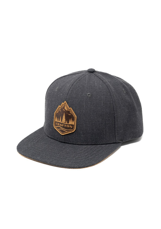 CRBIG MOUNTAIN Snapback Cap dk.ht gray