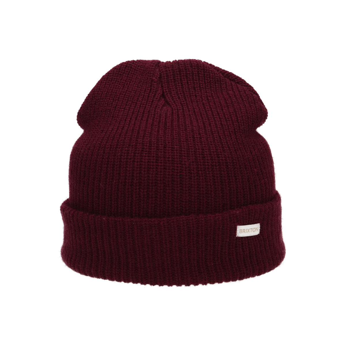 Alpha W beanie mahogany red