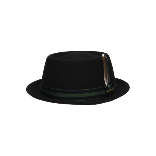 Pork Pie Woolfelt black dark