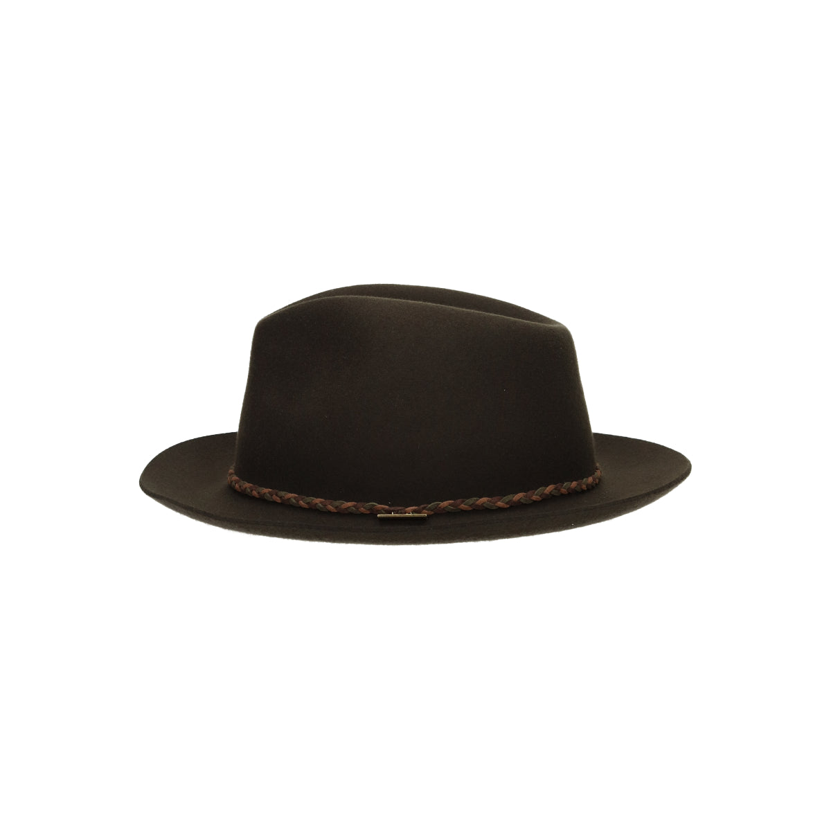 Fedora Woolfelt dried tart brown
