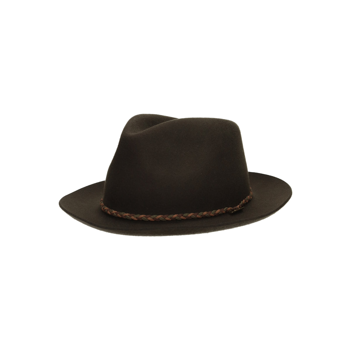 Fedora Woolfelt dried tart brown