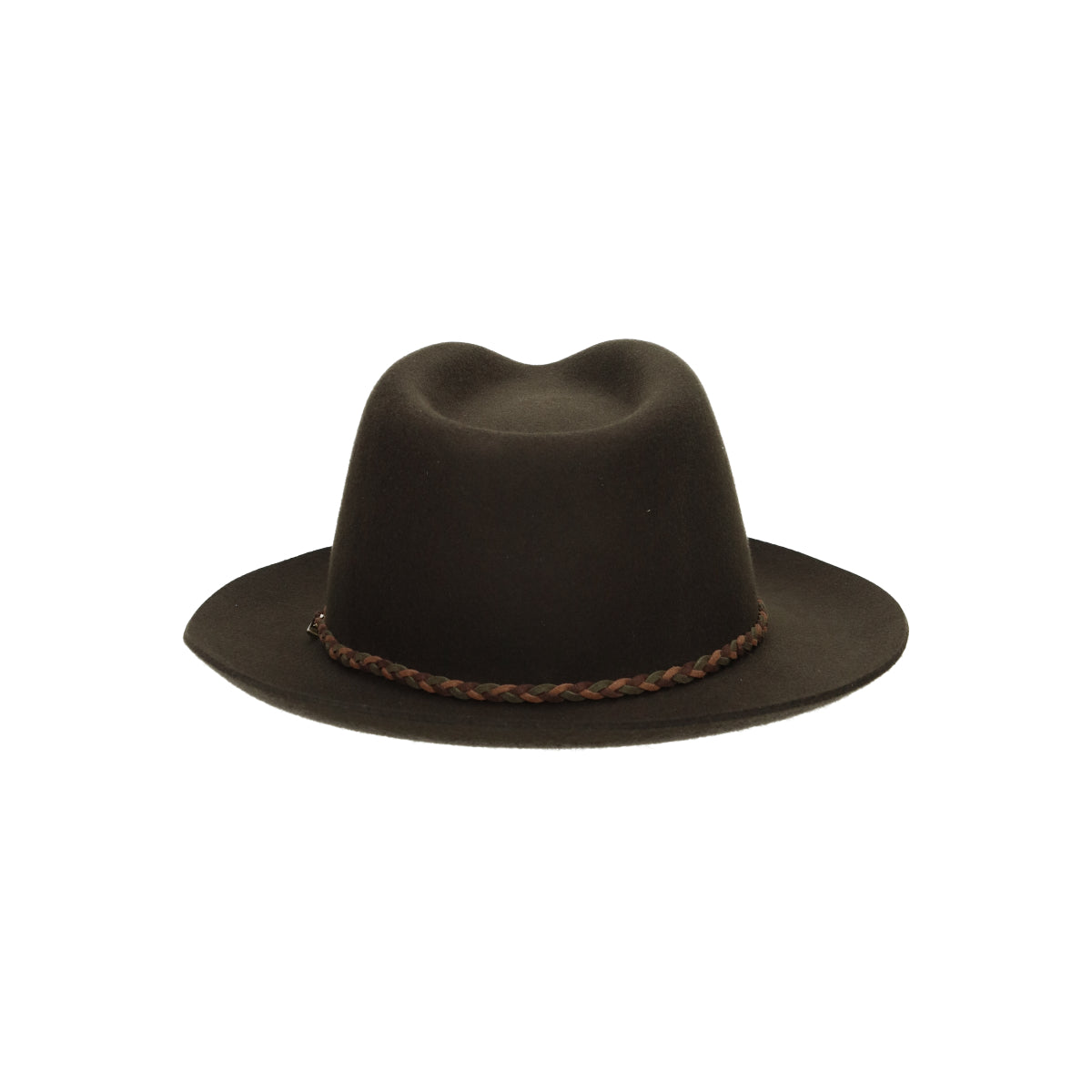 Fedora Woolfelt dried tart brown
