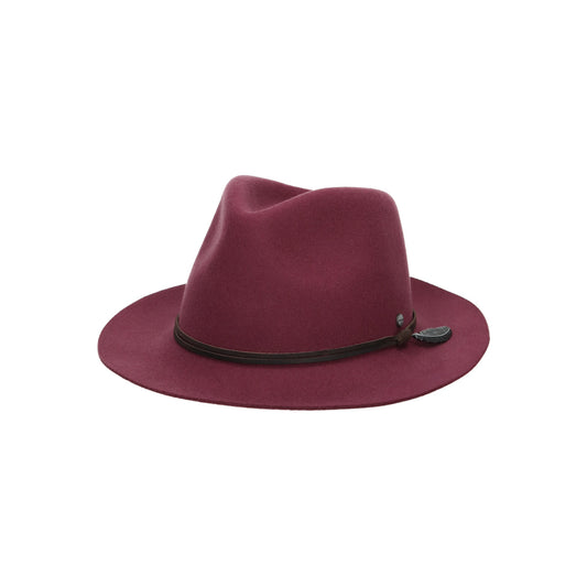 Fedora Woolfelt red orange
