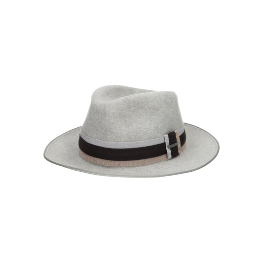 Fedora Melange Furfelt light gray
