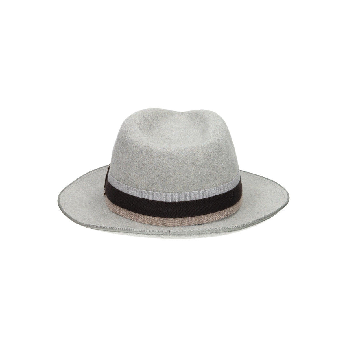 Fedora Melange Furfelt light gray