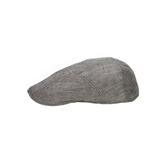 Ivy Cap Linen herringbone gray beige