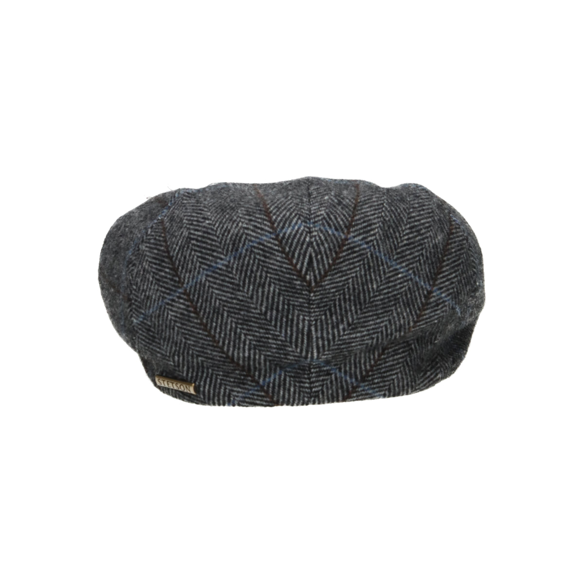 Kent Wool EF herringbone gray dark