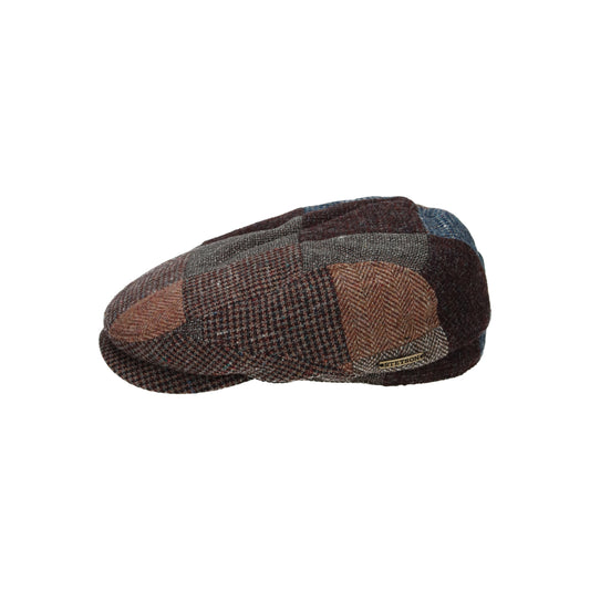 Driver Cap Patchwork brown