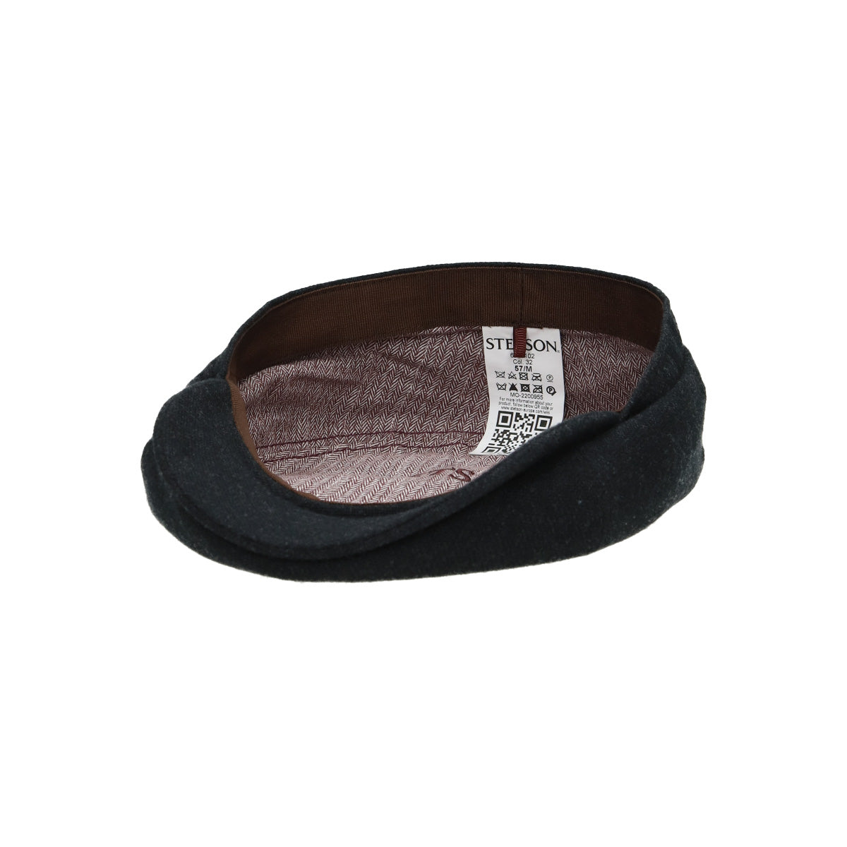 6-Panel Cap Virgin Wool/Cashmere dark gray