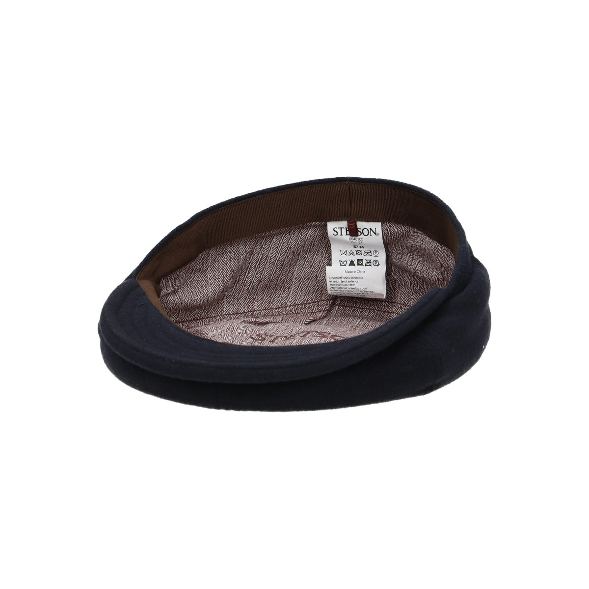 6-Panel Cap Wool/Cashmere navy blue