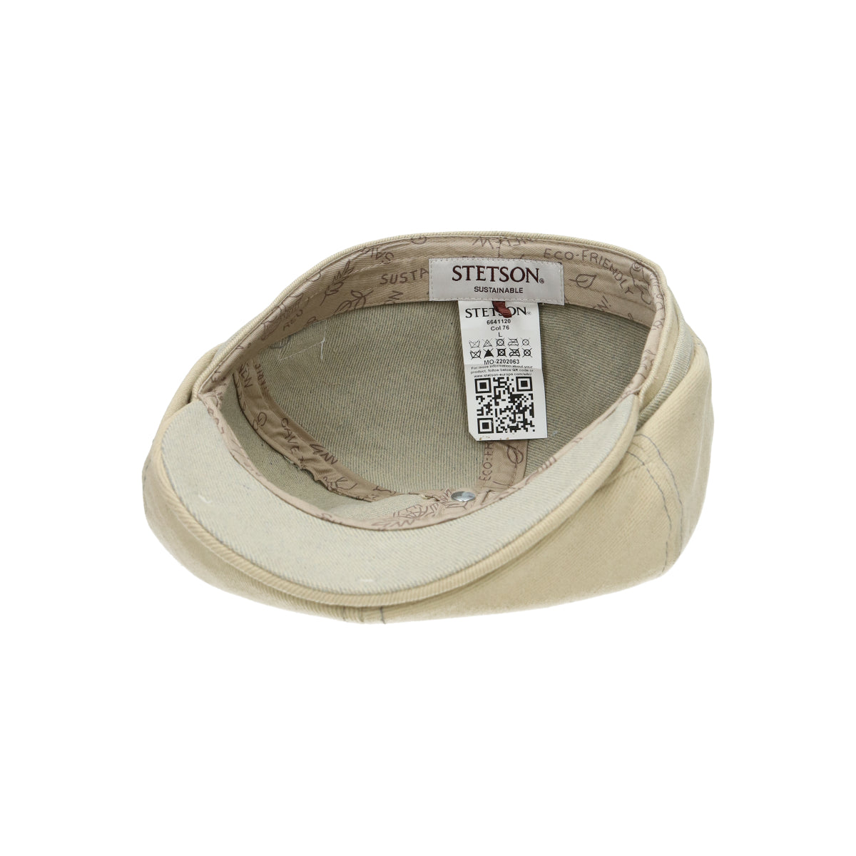 6-Panel Cap Cotton Sustainable beige