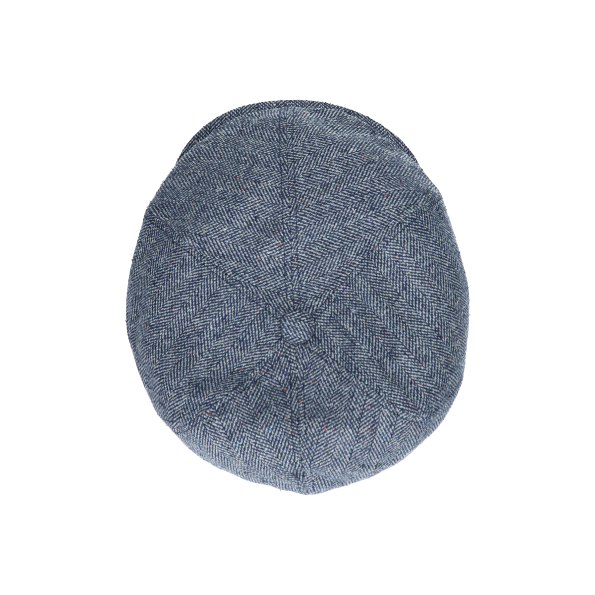 6-Panel Cap Silk herringbone gray