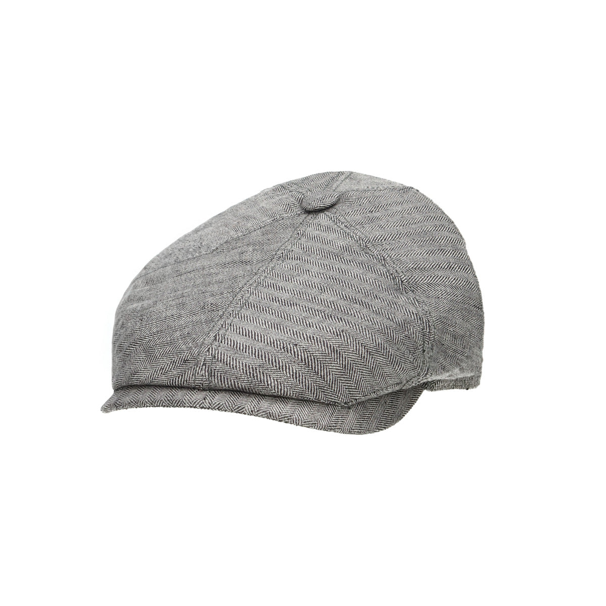 6-Panel Cap Linen mottled gray